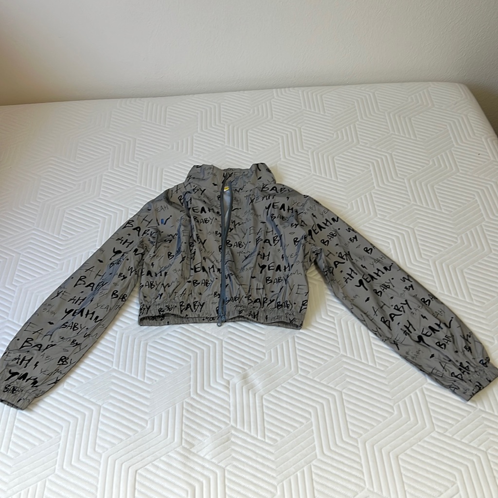 Reflective Cropped Jacket